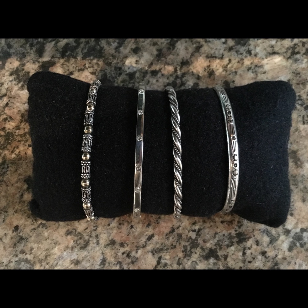 4 Silver Bracelets - image 1